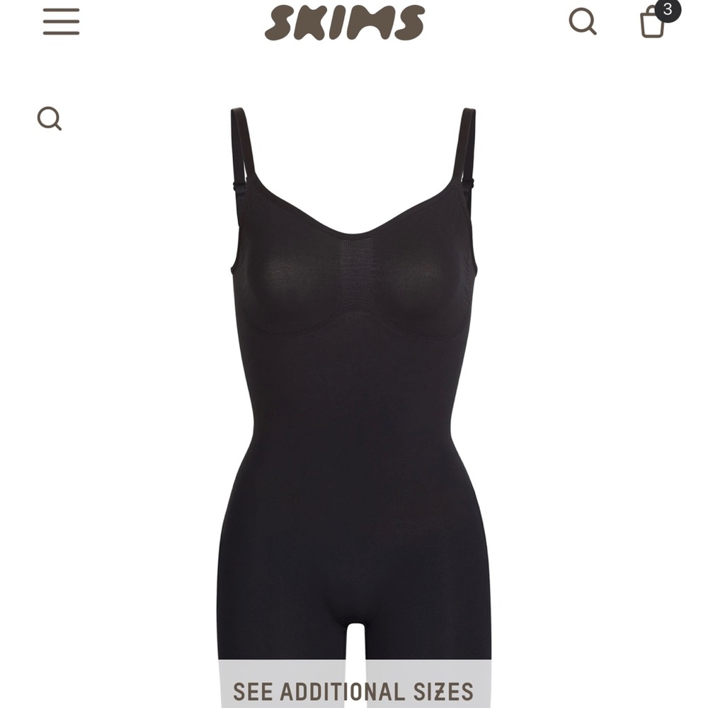 SKIMS SCULPTING BODYSUIT MID THIGH
